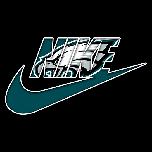 Philadelphia Eagles Nike logo iron on paper